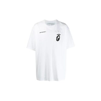 C/O Virgil Abloh Men’ s White Splitted Arrows Over Tee