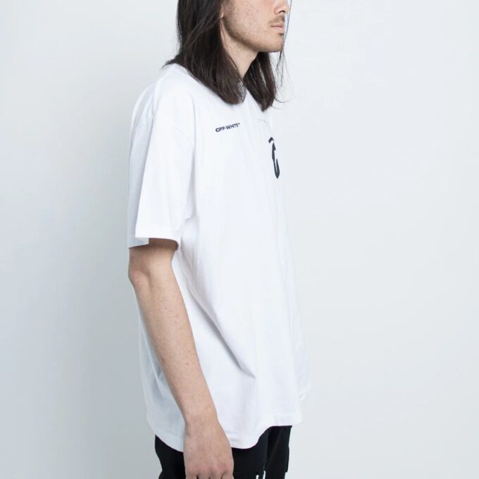 C/O Virgil Abloh Men’ s White Splitted Arrows Over Tee