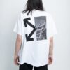 C/O Virgil Abloh Men’ s White Splitted Arrows Over Tee