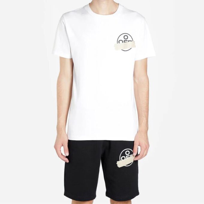 C/O Virgil Abloh Men’ s White Tape Arrows Slim
