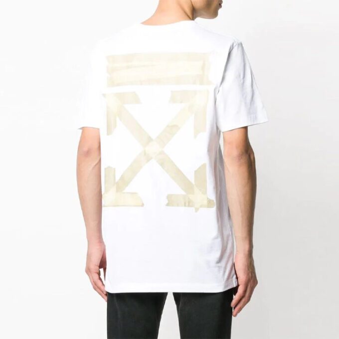 C/O Virgil Abloh Men’ s White Tape Arrows Slim