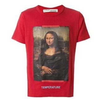 c/o VIRGIL ABLOH MONALISA SLIM FIT T-SHIRT Mona Lisa Short Sleeve Red