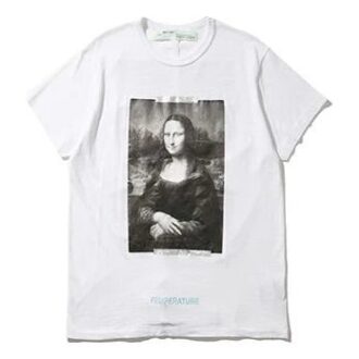 c/o VIRGIL ABLOH MONALISA SLIM FIT T-SHIRT Mona Lisa Short Sleeve White