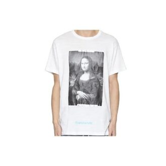 c/o VIRGIL ABLOH MONALISA SLIM FIT T-SHIRT Mona Lisa Short Sleeve White