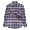 C/O VIRGIL ABLOH OW FLANNEL CHECK SHIRT BLUE