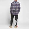 C/O VIRGIL ABLOH OW FLANNEL CHECK SHIRT BLUE