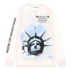 C O VIRGIL ABLOH Statue of Liberty Sweater “Black White Blue”