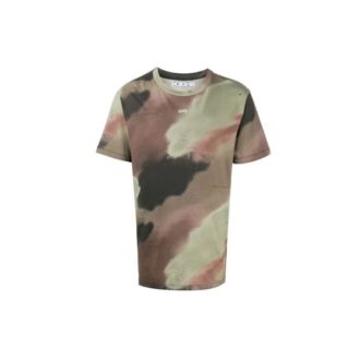 Camouflage Print Stencil Short Sleeve