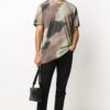 Camouflage Print Stencil Short Sleeve
