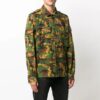 Camouflage Printing Long Sleeves Shirt Version Green