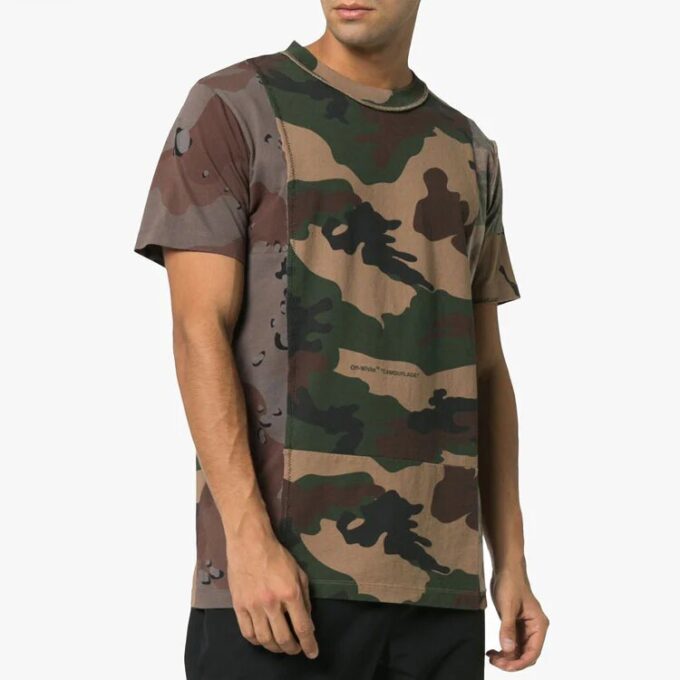 Camouflage Reconstructured Camo Short Sleeve