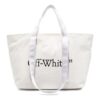Canvas Logo Printing Tote White
