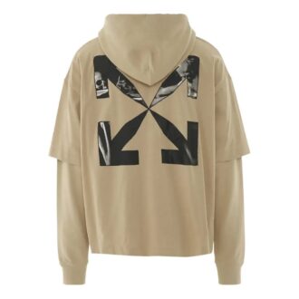 Caravaggio Arrow Double Hooded T-Shirt “Dark Sand”