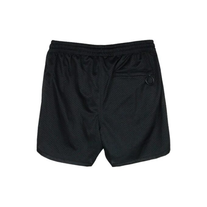 Caravaggio Arrow Mesh Track Shorts Black