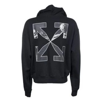 Caravaggio Arrow Over Hoodie “Black/White”