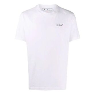 Caravaggio Arrow Pattern Short Sleeve White