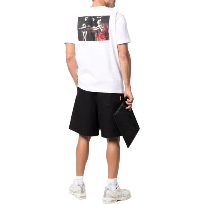 Caravaggio Paint Slim Tee “White Black”