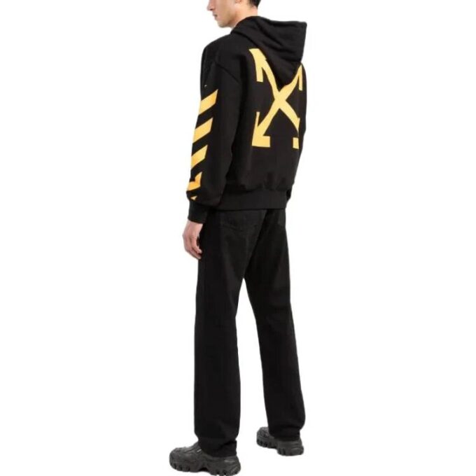 Caravaggio Print Hoodie “Black Yellow”