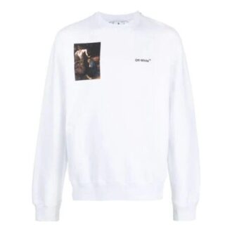 Caravaggio-print Sweatshirt “White”