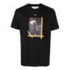 Caravaggio Printed Cotton T-shirt Black