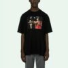 Caravaggio Short-Sleeve Over Tee “Black/Red”