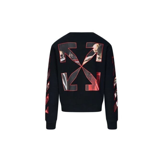 Caravaggio Slim Crewneck “Black/Red”
