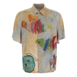 Cartoon Satin Shirt