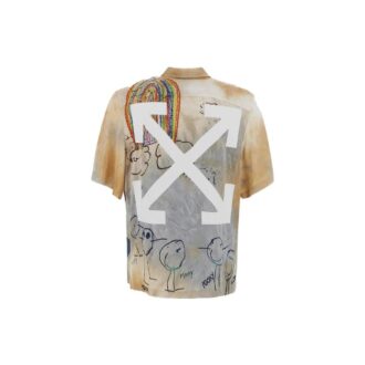 Cartoon Satin Shirt