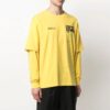 Casual Alphabet Printing Long Sleeves Version Yellow