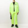 Casual Zipper Pocket Logo Printing Sports Pants/Trousers/Joggers Loose Fit Green