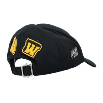 Cat Varsity gabardine baseball cap “Black”
