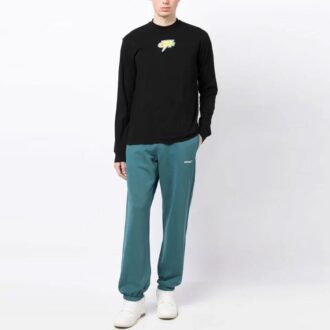 Chain Arrow Slim Sweatpants “Duck Green