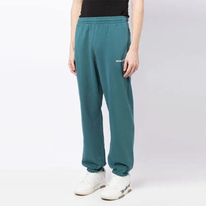 Chain Arrow Slim Sweatpants “Duck Green