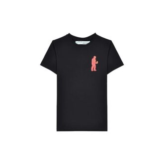 Character Earth Printing T-Shirt “Black Red”