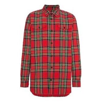 check shirt Men’ s Tartan Shirt Red