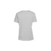 Chest Alphabet Logo Slim Fit Short Sleeve Gray