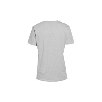 Chest Alphabet Logo Slim Fit Short Sleeve Gray