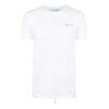 Chest Alphabet Logo Slim Fit Short Sleeve White