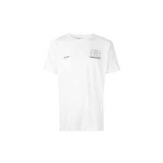 Chest logo Back Printing Short Sleeve Ordinary Version White