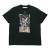 Chest Painting Printing Short Sleeve Black