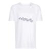 Chest Pattern Printing Short Sleeve Ordinary Version White