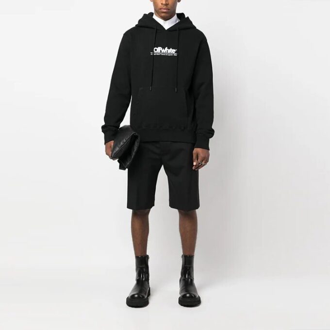Chunky Logo Hoodie “Black”