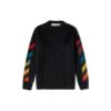 Classic Arrow Logo Printing Pullover Knit Black