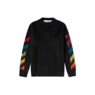 Classic Arrow Logo Printing Pullover Knit Black