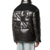Classic hooded Stand Collar Jacket Black