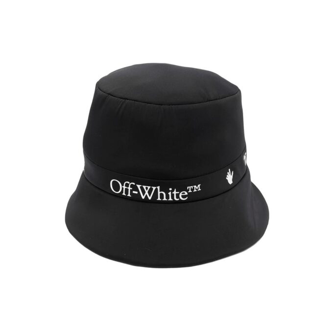 Classic LOGO Printing Fisherman’ s hat Black
