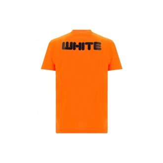 Classic Logo Printing Short Sleeve Orange