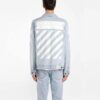 Classic Printing Jacket Denim Ordinary Version Blue
