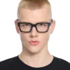 Clip On Dark Grey Lens Sunglasses