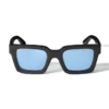 Clip On Light Blue Lens Sunglasses